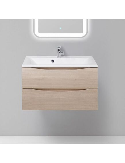 Купить Тумба для комплекта BelBagno MARINO-800-2C-SO-RG-P rovere grigio (marino-800-2c-so-rg-p) по цене 25300 руб., в Санкт-Петебруге в интернет магазине 100-Систем, а также дургие товары BelBagno из раздела Тумбы под раковину и Мебель для ванной комнаты