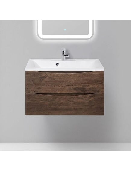 Купить Тумба для комплекта BelBagno MARINO-800-2C-SO-RW-P rovere moro (marino-800-2c-so-rw-p) по цене 28200 руб., в Санкт-Петебруге в интернет магазине 100-Систем, а также дургие товары BelBagno из раздела Тумбы под раковину и Мебель для ванной комнаты
