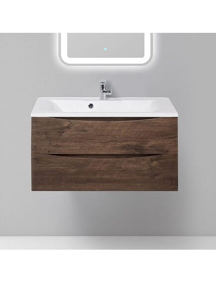 Купить Тумба для комплекта BelBagno MARINO-900-2C-SO-RW-P rovere moro (marino-900-2c-so-rw-p) по цене 29600 руб., в Санкт-Петебруге в интернет магазине 100-Систем, а также дургие товары BelBagno из раздела Тумбы под раковину и Мебель для ванной комнаты