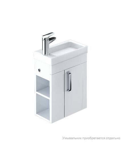 Купить Тумба для ванной комнаты, подвесная, белая, 40 см, Torr, IDDIS, TOR40W1i95. Подходит умывальник 0014000U28 (tor40w1i95) по цене 11790 руб., в Санкт-Петебруге в интернет магазине 100-Систем, а также дургие товары IDDIS из раздела Тумбы под раковину и Мебель для ванной комнаты