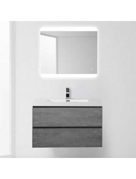 Купить Тумба под раковину BelBagno Luce 90 подвесная 2 ящика Цементная штукатурка (luce-900-2c-so-scm) по цене 35650 руб., в Санкт-Петебруге в интернет магазине 100-Систем, а также дургие товары BelBagno из раздела Тумбы под раковину и Мебель для ванной комнаты