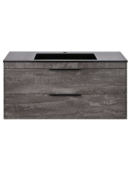 Купить База под раковину Chiara 2D 1000 подвесная, 2 выкатных ящика soft-close, G.Stone, , шт (vmc-2c2100gs) по цене 23560 руб., в Санкт-Петебруге в интернет магазине 100-Систем, а также дургие товары Vincea из раздела Тумбы под раковину и Мебель для ванной комнаты
