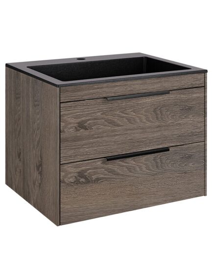 Купить База под раковину Chiara 2D 600 подвесная, 2 выкатных ящика soft-close, R.Oak, , шт (vmc-2c2600ro) по цене 17546.5 руб., в Санкт-Петебруге в интернет магазине 100-Систем, а также дургие товары Vincea из раздела Тумбы под раковину и Мебель для ванной комнаты
