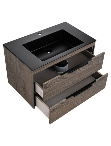 Купить База под раковину Chiara 2D 800 подвесная, 2 выкатных ящика soft-close, R.Oak, , шт (vmc-2c2800ro) по цене 20729 руб., в Санкт-Петебруге в интернет магазине 100-Систем, а также дургие товары Vincea из раздела Тумбы под раковину и Мебель для ванной комнаты
