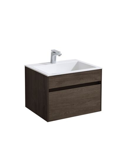Купить База под раковину Chiara 600 подвесная, 1 выкатной ящик soft-close, R.Oak, , шт (vmc-2c600ro) по цене 10963 руб., в Санкт-Петебруге в интернет магазине 100-Систем, а также дургие товары Vincea из раздела Тумбы под раковину и Мебель для ванной комнаты