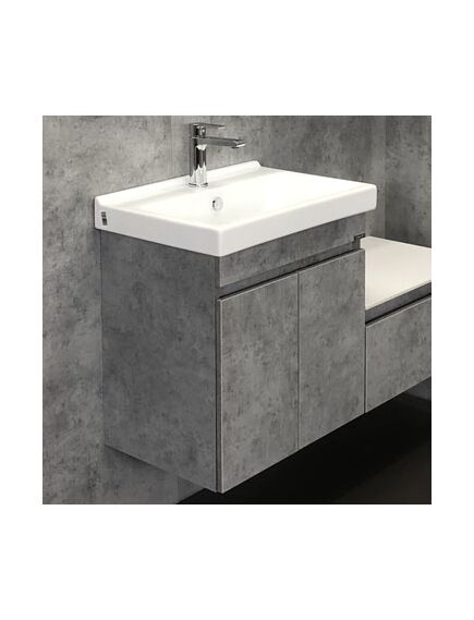 Купить COMFORTY. Тумба-умывальник "Осло-60" бетон светлый с раковиной Fest 60 F01 (00-00000835) по цене 17380 руб., в Санкт-Петебруге в интернет магазине 100-Систем, а также дургие товары COMFORTY из раздела Тумбы с умывальником и Мебель для ванной комнаты