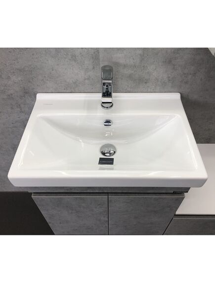 Купить COMFORTY. Тумба-умывальник "Осло-60" бетон светлый с раковиной Fest 60 F01 (00-00000835) по цене 17380 руб., в Санкт-Петебруге в интернет магазине 100-Систем, а также дургие товары COMFORTY из раздела Тумбы с умывальником и Мебель для ванной комнаты