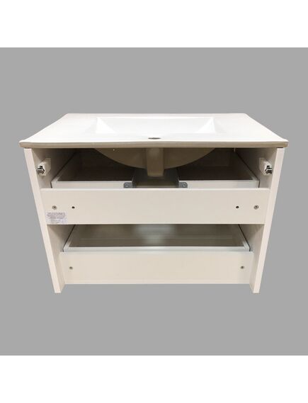 Купить COMFORTY. Тумба-умывальник "Женева-75" дуб белый с раковиной COMFORTY 75E (00004137097) по цене 36190 руб., в Санкт-Петебруге в интернет магазине 100-Систем, а также дургие товары COMFORTY из раздела Тумбы с умывальником и Мебель для ванной комнаты