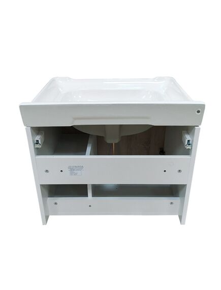 Купить COMFORTY. Тумба-умывальник "Рига-60" дуб сонома с раковиной COMFORTY 9335-60 (00004142213) по цене 22330 руб., в Санкт-Петебруге в интернет магазине 100-Систем, а также дургие товары COMFORTY из раздела Тумбы с умывальником и Мебель для ванной комнаты