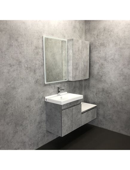 Купить COMFORTY. Тумба-умывальник "Осло-60" бетон светлый с раковиной Fest 60 F01 (00-00000835) по цене 17380 руб., в Санкт-Петебруге в интернет магазине 100-Систем, а также дургие товары COMFORTY из раздела Тумбы с умывальником и Мебель для ванной комнаты