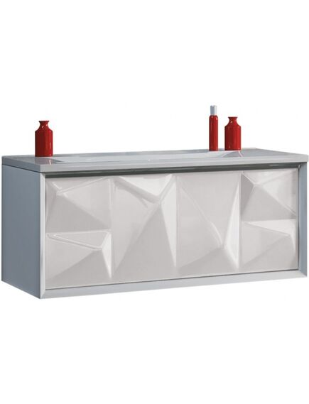 Купить 1Marka Тумба Romb 90П 1в.я. White (у67847) по цене 39316 руб., в Санкт-Петебруге в интернет магазине 100-Систем, а также дургие товары 1MARKA из раздела Тумбы под раковину и Мебель для ванной комнаты