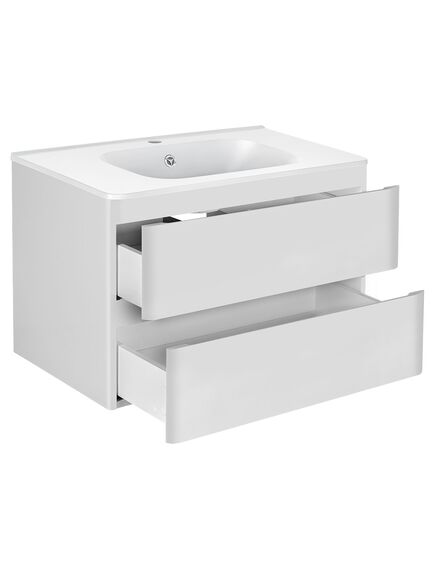 Купить База под раковину Vico 800 подвесная, 2 выкатных ящика soft close, G.White, , шт (vmc-2v800gw) по цене 22411 руб., в Санкт-Петебруге в интернет магазине 100-Систем, а также дургие товары Vincea из раздела Тумбы под раковину и Мебель для ванной комнаты