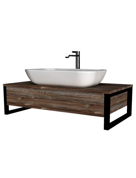 Купить 1Marka Тумба GRUNGE LOFT 100П 1в.я Дуб Намибия (у85847) по цене 21574 руб., в Санкт-Петебруге в интернет магазине 100-Систем, а также дургие товары 1MARKA из раздела Тумбы под раковину и Мебель для ванной комнаты