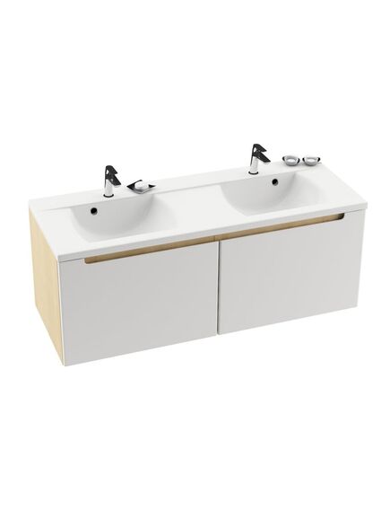Купить Тумба под умывальник Ravak Classic SD 1300 береза/белая X000000423 (x000000423) по цене 54366 руб., в Санкт-Петебруге в интернет магазине 100-Систем, а также дургие товары RAVAK из раздела Тумбы под раковину и Мебель для ванной комнаты