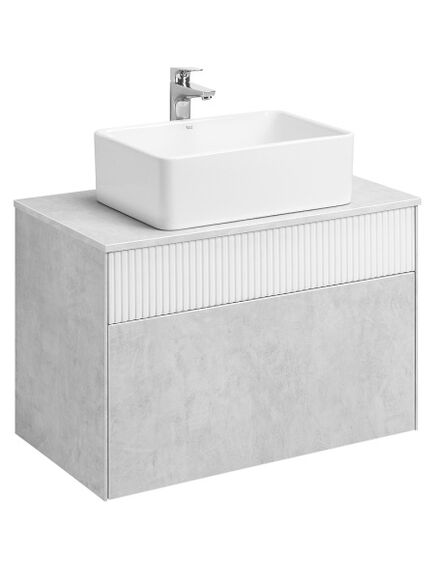 Купить Тумба с раковиной MILA 35х50 слэйт/белая 80см AQUATON Марбл 1A2762K1MH4C0 (1a2762k1mh4c0) по цене 29488.9 руб., в Санкт-Петебруге в интернет магазине 100-Систем, а также дургие товары AQUATON из раздела Тумбы с умывальником и Мебель для ванной комнаты