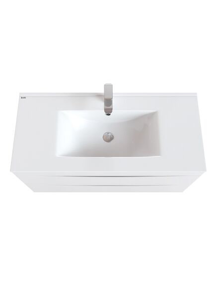 Купить Тумба с умывальником, подвесная, 100 см, белая, Cloud, IDDIS, CLO10W1i95K (clo10w1i95k) по цене 40700 руб., в Санкт-Петебруге в интернет магазине 100-Систем, а также дургие товары IDDIS из раздела Тумбы с умывальником и Мебель для ванной комнаты