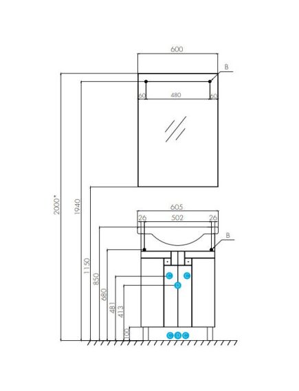 Купить Тумба с раковиной Селигер 60 белый AQUATON Фиджи 1A1796K0FG010 (1a1796k0fg010) по цене 14626 руб., в Санкт-Петебруге в интернет магазине 100-Систем, а также дургие товары AQUATON из раздела Тумбы с умывальником и Мебель для ванной комнаты