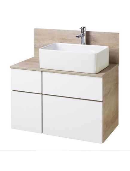 Купить Тумба с раковиной MILA 35x50 дуб/белый AQUATON Мишель 1A2445K3MIDU0 (1a2445k3midu0) по цене 34525.6 руб., в Санкт-Петебруге в интернет магазине 100-Систем, а также дургие товары AQUATON из раздела Тумбы с умывальником и Мебель для ванной комнаты