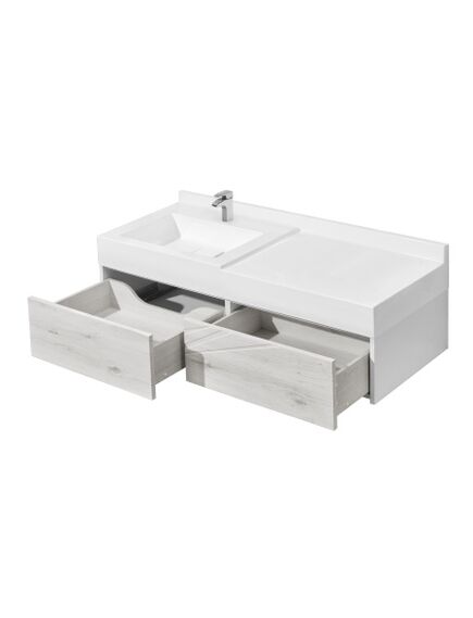 Купить Тумба с раковиной Сакура 100 белый/ольха AQUATON Сакура 1A2349K1SKW80 (1a2349k1skw80) по цене 53642.4 руб., в Санкт-Петебруге в интернет магазине 100-Систем, а также дургие товары AQUATON из раздела Тумбы с умывальником и Мебель для ванной комнаты