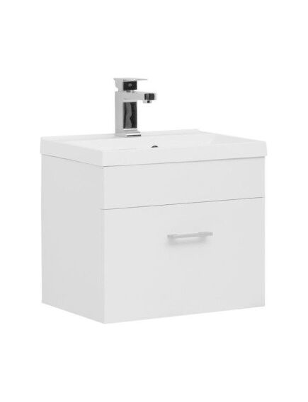 Купить Тумба с раковиной Aquanet Нота 50 белый (00287705) по цене 22943 руб., в Санкт-Петебруге в интернет магазине 100-Систем, а также дургие товары AQUANET из раздела Тумбы с умывальником и Мебель для ванной комнаты