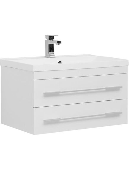 Купить Тумба с раковиной Aquanet Нота 75 белый (00287707) по цене 37111 руб., в Санкт-Петебруге в интернет магазине 100-Систем, а также дургие товары AQUANET из раздела Тумбы с умывальником и Мебель для ванной комнаты