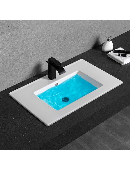 Купить Раковина CeramaLux 71 9070Е Белая (9070Е) по цене 8800 руб., в Санкт-Петебруге в интернет магазине 100-Систем, а также дургие товары CeramaLux из раздела Встраиваемые раковины и Раковины и пьедесталы