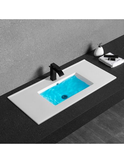 Купить CeramaLux N 9060Е Раковина врезная 810*460*170 (9080е) по цене 11600 руб., в Санкт-Петебруге в интернет магазине 100-Систем, а также дургие товары CeramaLux из раздела Встраиваемые раковины и Раковины и пьедесталы