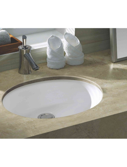Купить Раковина CeramaLux 55 561 Белая (561) по цене 6700 руб., в Санкт-Петебруге в интернет магазине 100-Систем, а также дургие товары CeramaLux из раздела Встраиваемые раковины и Раковины и пьедесталы