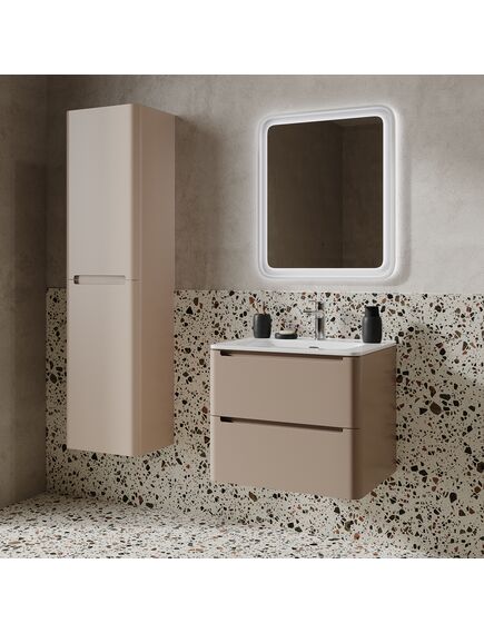 Купить Тумба с умывальником, подвесная, 60 см, капучино, Edifice, IDDIS, EDI60C0i95K подходит умыв. 0106000i28 (edi60c0i95k) по цене 49380 руб., в Санкт-Петебруге в интернет магазине 100-Систем, а также дургие товары IDDIS из раздела Тумбы с умывальником и Мебель для ванной комнаты