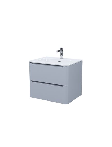 Купить Тумба с умывальником, подвесная, 60 см, светло-серый, Edifice, IDDIS, EDI60L0i95K подходит умыв. 0106000i28 (edi60l0i95k) по цене 49380 руб., в Санкт-Петебруге в интернет магазине 100-Систем, а также дургие товары IDDIS из раздела Тумбы с умывальником и Мебель для ванной комнаты