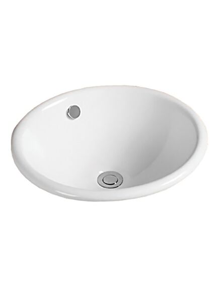 Купить CeramaLux N 1203 Раковина встраиваемая сверху 49 см (1203) по цене 7550 руб., в Санкт-Петебруге в интернет магазине 100-Систем, а также дургие товары CeramaLux из раздела Встраиваемые раковины и Раковины и пьедесталы