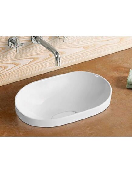 Купить CeramaLux N 5006В Раковина встраиваемая сверху  59 см (5006b) по цене 12550 руб., в Санкт-Петебруге в интернет магазине 100-Систем, а также дургие товары CeramaLux из раздела Встраиваемые раковины и Раковины и пьедесталы