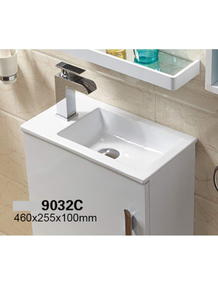 Купить Раковина CeramaLux 46 9032С Белая (9032с) по цене 5700 руб., в Санкт-Петебруге в интернет магазине 100-Систем, а также дургие товары CeramaLux из раздела Встраиваемые раковины и Раковины и пьедесталы