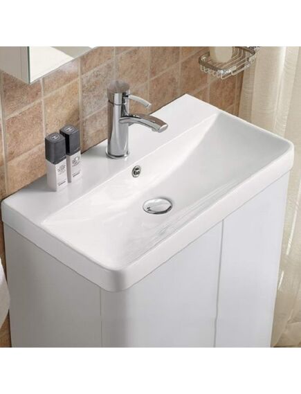 Купить Раковина CeramaLux 40 9595-40 Белая (9595-40) по цене 7700 руб., в Санкт-Петебруге в интернет магазине 100-Систем, а также дургие товары CeramaLux из раздела Встраиваемые раковины и Раковины и пьедесталы