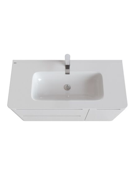 Купить Тумба с умывальником, подвесная, 100 см, белая, Edifice, IDDIS, EDI10W1i95K (edi10w1i95k) по цене 53880 руб., в Санкт-Петебруге в интернет магазине 100-Систем, а также дургие товары IDDIS из раздела Тумбы с умывальником и Мебель для ванной комнаты