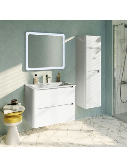 Купить Тумба с умывальником, подвесная, 60 см, белая, Edifice, IDDIS, EDI60W0i95K (edi60w0i95k) по цене 38080 руб., в Санкт-Петебруге в интернет магазине 100-Систем, а также дургие товары IDDIS из раздела Тумбы с умывальником и Мебель для ванной комнаты