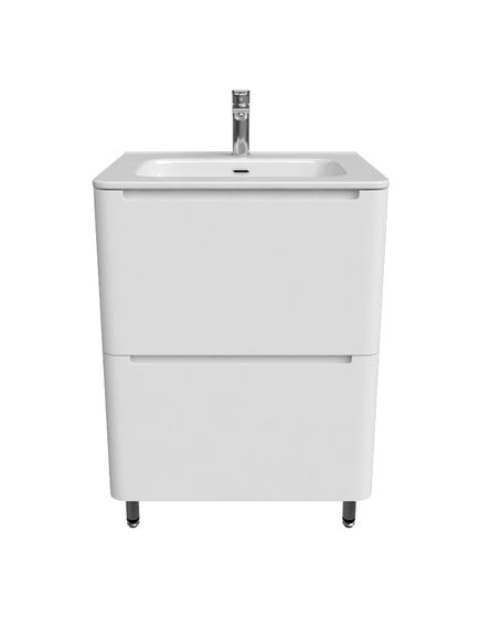 Купить Тумба с умывальником, напольная, 60 см, белая, Edifice, IDDIS, EDI60WFi95K (edi60wfi95k) по цене 43680 руб., в Санкт-Петебруге в интернет магазине 100-Систем, а также дургие товары IDDIS из раздела Тумбы с умывальником и Мебель для ванной комнаты
