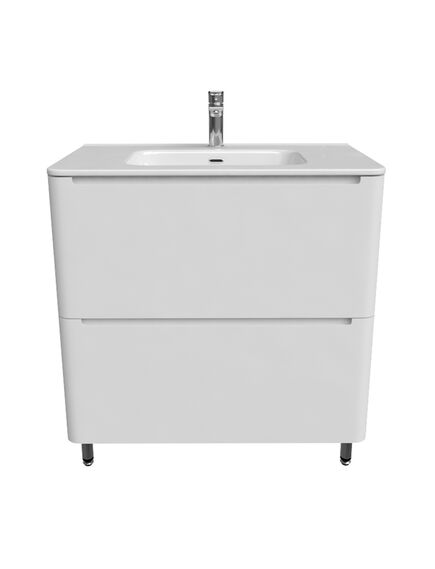 Купить Тумба с умывальником, напольная, 80 см, белая, Edifice, IDDIS, EDI80WFi95K (edi80wfi95k) по цене 50880 руб., в Санкт-Петебруге в интернет магазине 100-Систем, а также дургие товары IDDIS из раздела Тумбы с умывальником и Мебель для ванной комнаты