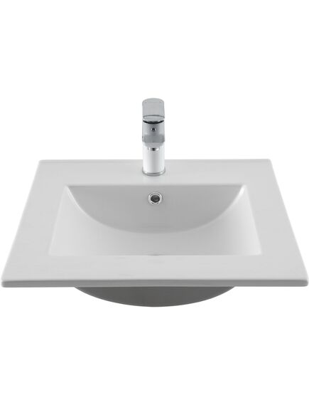Купить Раковина Aquanet Flat 50 белая (303190) по цене 8230 руб., в Санкт-Петебруге в интернет магазине 100-Систем, а также дургие товары AQUANET из раздела Встраиваемые раковины и Раковины и пьедесталы