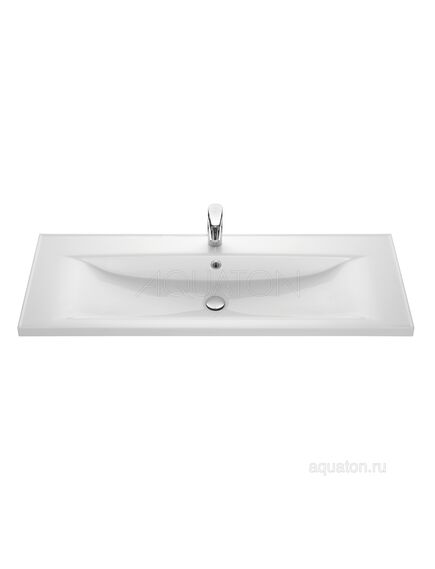 Купить Раковина AQUATON Айрис 120 белая 1A729631AG010 (1a729631ag010) по цене 16984.7 руб., в Санкт-Петебруге в интернет магазине 100-Систем, а также дургие товары AQUATON из раздела Встраиваемые раковины и Раковины и пьедесталы