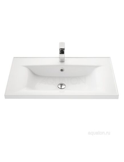 Купить Раковина AQUATON Айрис 80 белая 1A722931AG010 (1a722931ag010) по цене 13688.7 руб., в Санкт-Петебруге в интернет магазине 100-Систем, а также дургие товары AQUATON из раздела Встраиваемые раковины и Раковины и пьедесталы