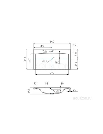 Купить Раковина AQUATON Айрис 80 белая 1A722931AG010 (1a722931ag010) по цене 13688.7 руб., в Санкт-Петебруге в интернет магазине 100-Систем, а также дургие товары AQUATON из раздела Встраиваемые раковины и Раковины и пьедесталы
