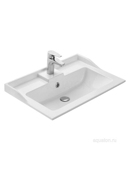 Купить Раковина AQUATON Фабиа 65 белая 1A708731FB010 (1a708731fb010) по цене 10135.2 руб., в Санкт-Петебруге в интернет магазине 100-Систем, а также дургие товары AQUATON из раздела Встраиваемые раковины и Раковины и пьедесталы