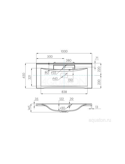 Купить Раковина AQUATON Премьер М 100 белая 1A70473KPR010 (1a70473kpr010) по цене 15851.7 руб., в Санкт-Петебруге в интернет магазине 100-Систем, а также дургие товары AQUATON из раздела Встраиваемые раковины и Раковины и пьедесталы
