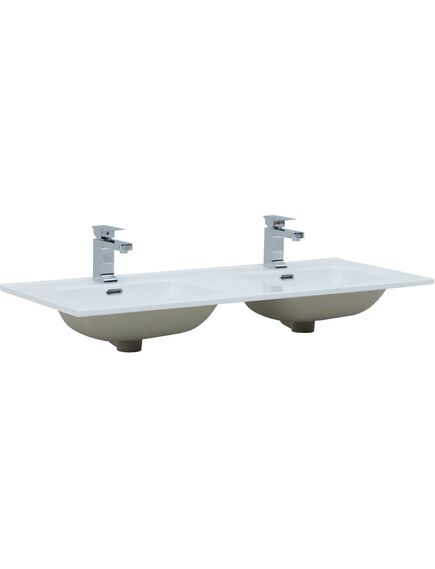 Купить Раковина Aquanet Flat 120 (двойная) белая (00254367) по цене 26630 руб., в Санкт-Петебруге в интернет магазине 100-Систем, а также дургие товары AQUANET из раздела Встраиваемые раковины и Раковины и пьедесталы