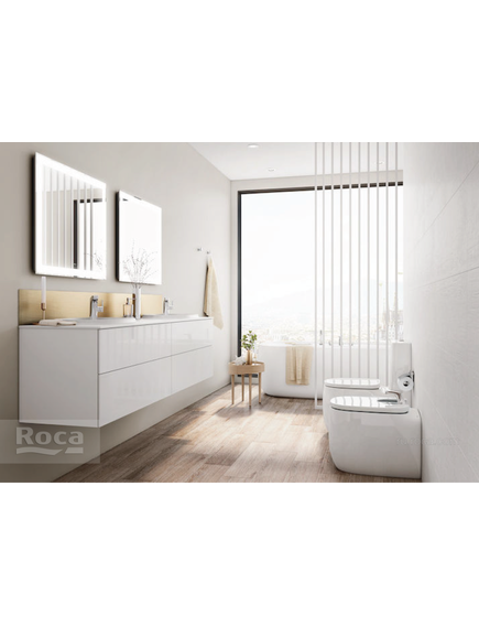 Купить Раковина Roca Beyond 56х43 3270B6000 (3270b6000) по цене 25834.77 руб., в Санкт-Петебруге в интернет магазине 100-Систем, а также дургие товары ROCA из раздела Встраиваемые раковины и Раковины и пьедесталы