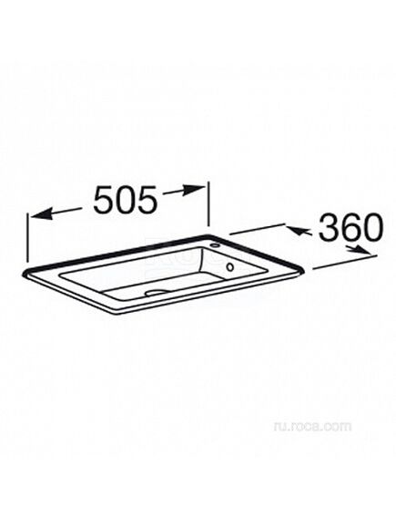 Купить Раковина Roca Debba Unik 50x36 32799J00Y (32799j00y) по цене 9494 руб., в Санкт-Петебруге в интернет магазине 100-Систем, а также дургие товары ROCA из раздела Встраиваемые раковины и Раковины и пьедесталы