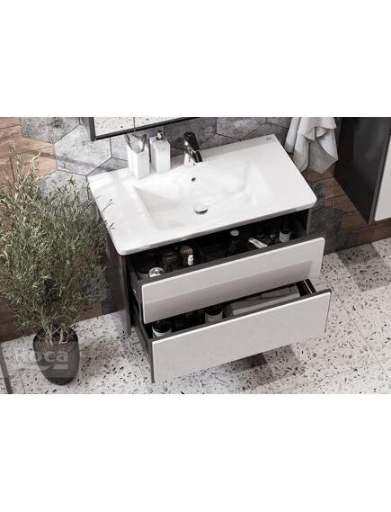 Купить Раковина Roca The Gap Unik 80x44 327470000 (327470000) по цене 13418.97 руб., в Санкт-Петебруге в интернет магазине 100-Систем, а также дургие товары ROCA из раздела Встраиваемые раковины и Раковины и пьедесталы