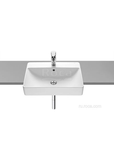 Купить Раковина Roca Inspira Square 55x42 32753S000 (32753s000) по цене 35987.77 руб., в Санкт-Петебруге в интернет магазине 100-Систем, а также дургие товары ROCA из раздела Встраиваемые раковины и Раковины и пьедесталы