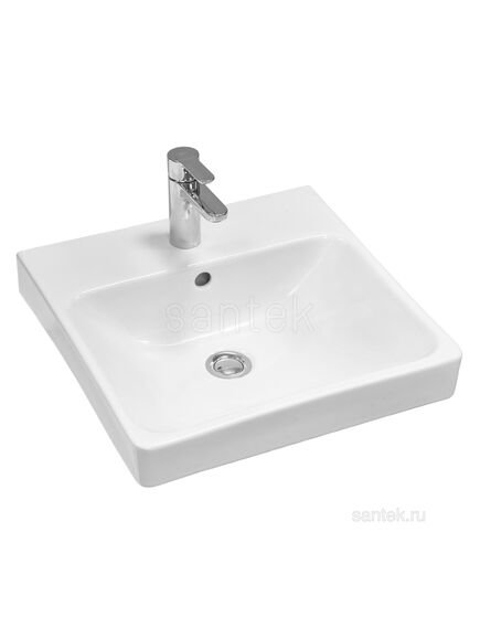 Купить Раковина Santek Адриана 45 отверстие под смеситель 1WH501630 (1wh501630) по цене 3596 руб., в Санкт-Петебруге в интернет магазине 100-Систем, а также дургие товары SANTEK из раздела Встраиваемые раковины и Раковины и пьедесталы